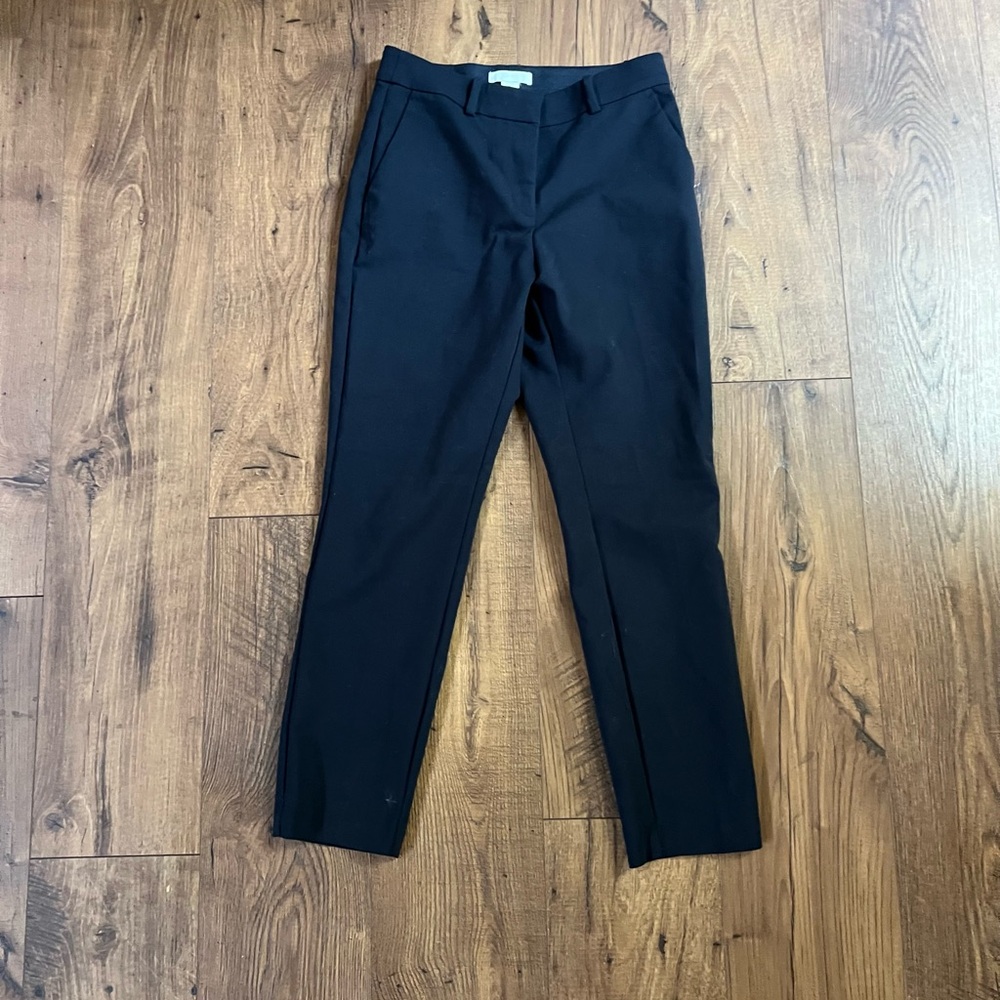 H&M Pants Women’s 6 Navy Blue Straight Ankle Length Dress Pants